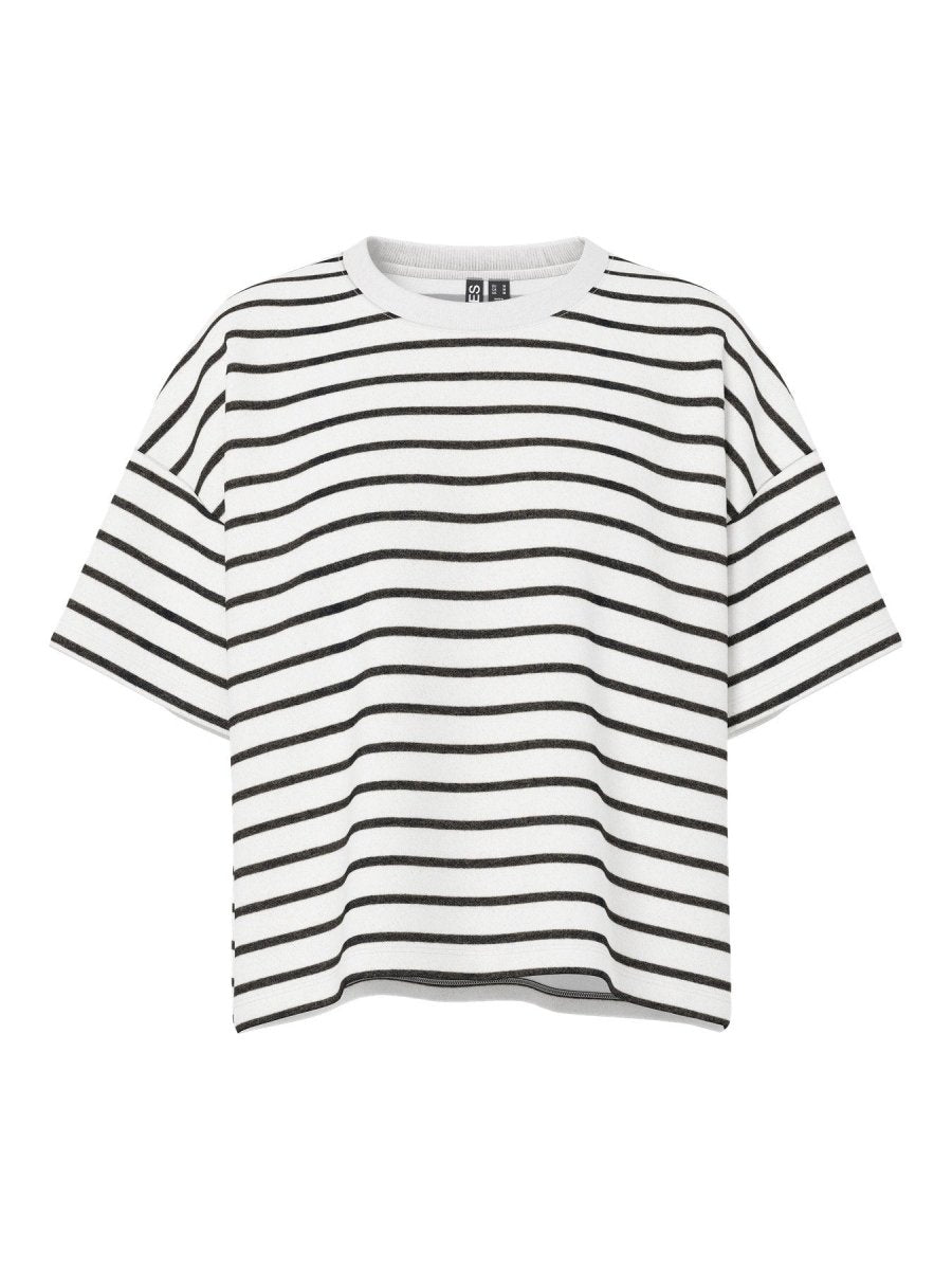Pcchilli Summer 2/4 Sweat Stripe Noos van Pieces – Tops voor dames | Meisjes Brugge