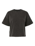 Black T-shirts - Pcchilli Summer 2/4 Wash Sweat Noos van Pieces