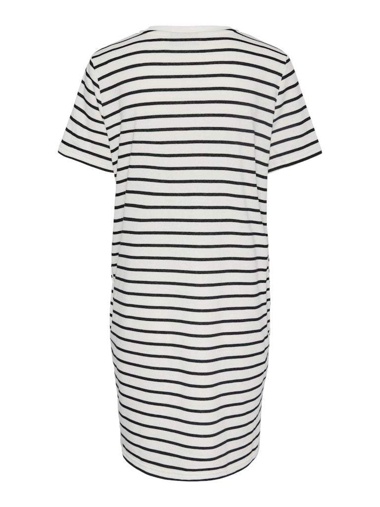 Jurken - Pcchilli Summer Ss Sweat Dress Stripe van Pieces