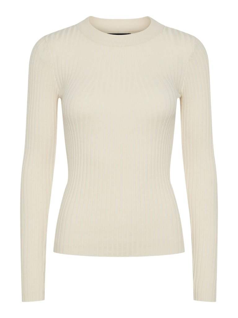 Tops Pccrista Ls O-Neck Knit Noos van Pieces