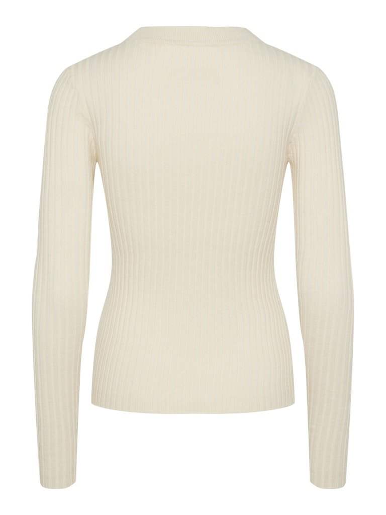 Tops Pccrista Ls O-Neck Knit Noos van Pieces