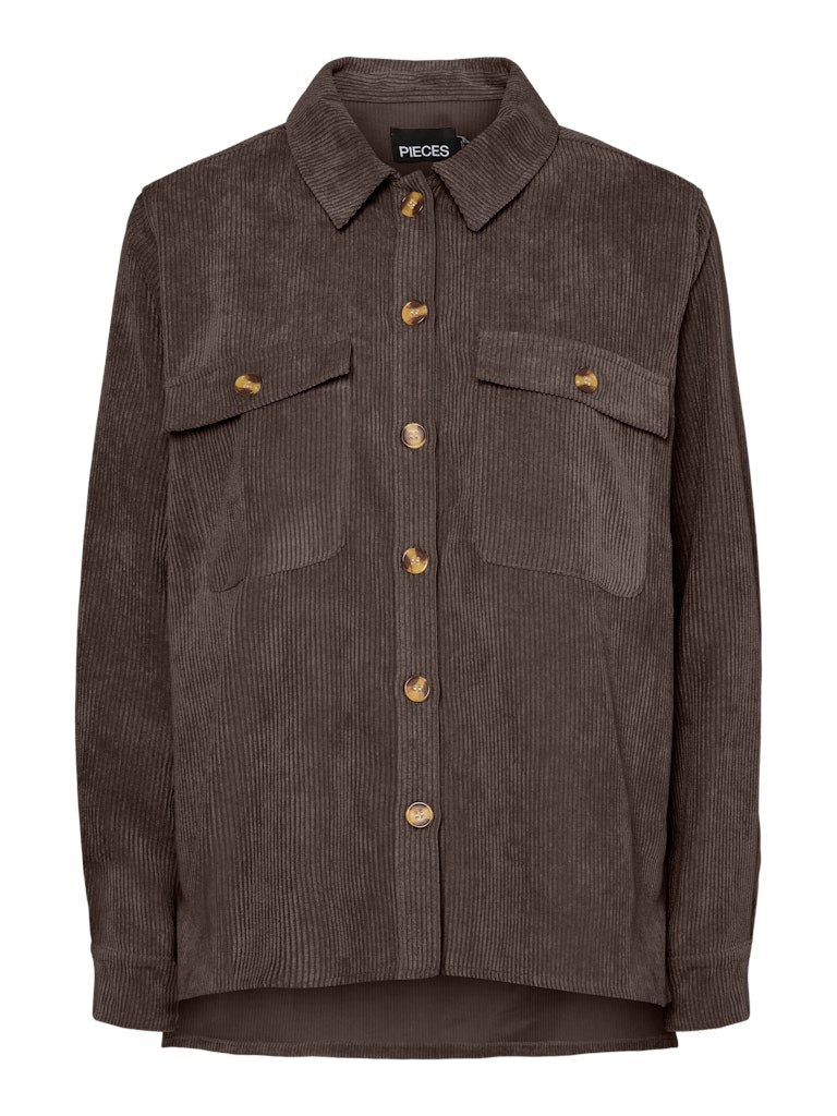 Pceffi Ls Corduroy Shirt Wvn Noos - AW26 van Pieces – Shirts voor dames | Meisjes Brugge