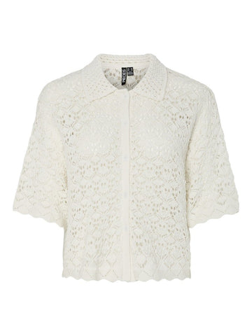 Pcfalka Ss Knit Shirt - koop Tops van Pieces bij Meisjes Brugge