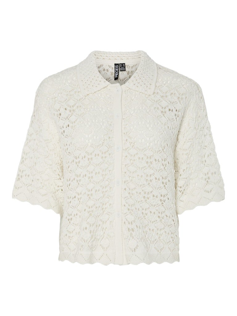 Pcfalka Ss Knit Shirt van Pieces – Tops voor dames | Meisjes Brugge