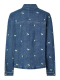 Pcflora Ls Denim Emb Shirt Noos – Shirts voor dames in kleur | Meisjes