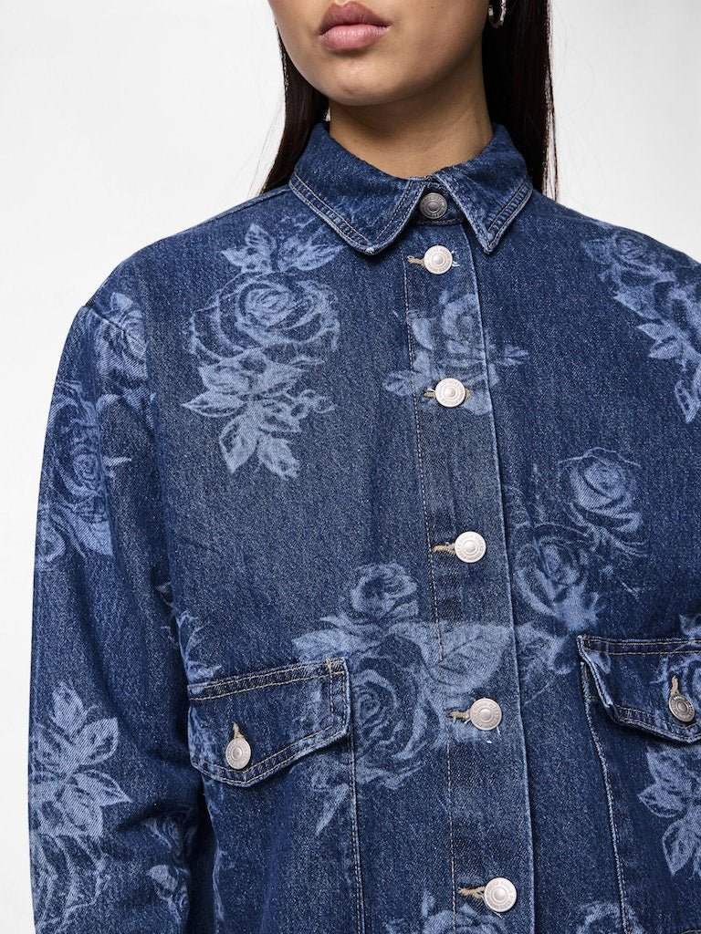 Shirts Pcflora Ls Denim Shirt D2D van Pieces