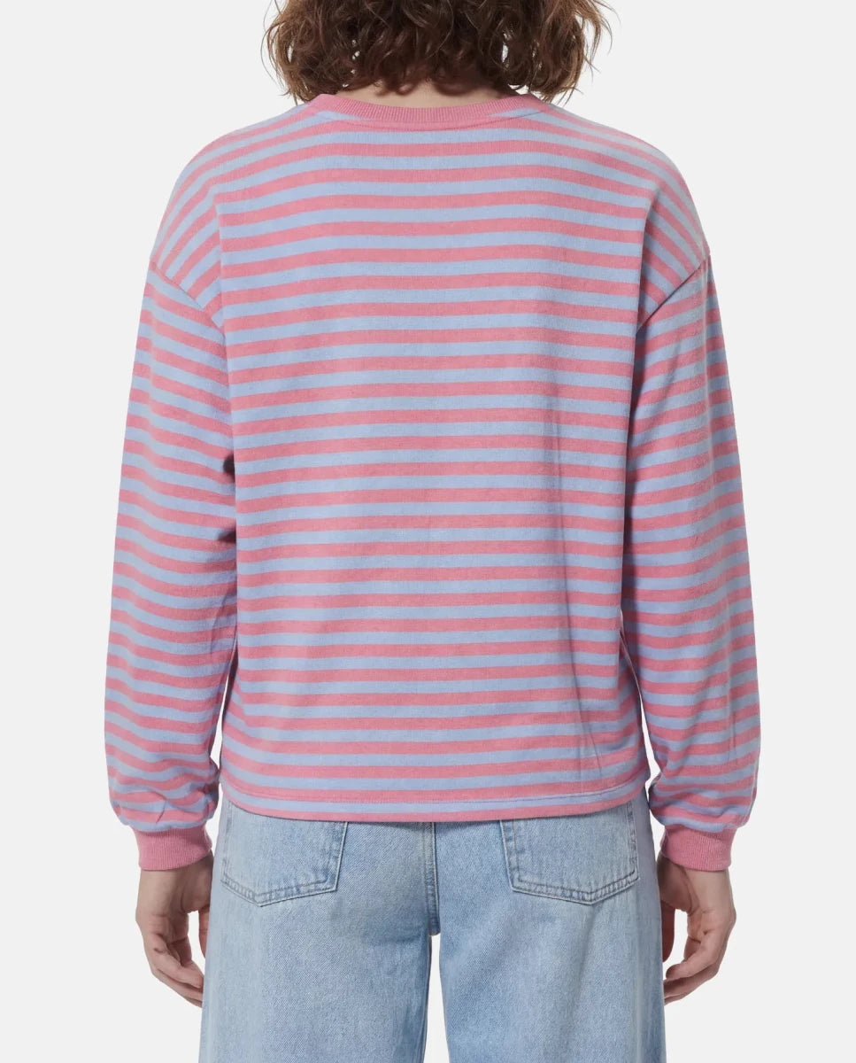 Pcflora Ls Emb Sweat Fc Bc van Pieces – Sweaters voor dames | Meisjes Brugge