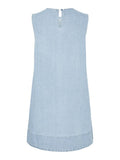 Pcflora Sl Mini Denim Dress Noos van Pieces – Jurken voor dames | Meisjes Brugge