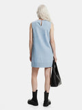 Pcflora Sl Mini Denim Dress Noos van Pieces – Jurken voor dames | Meisjes Brugge