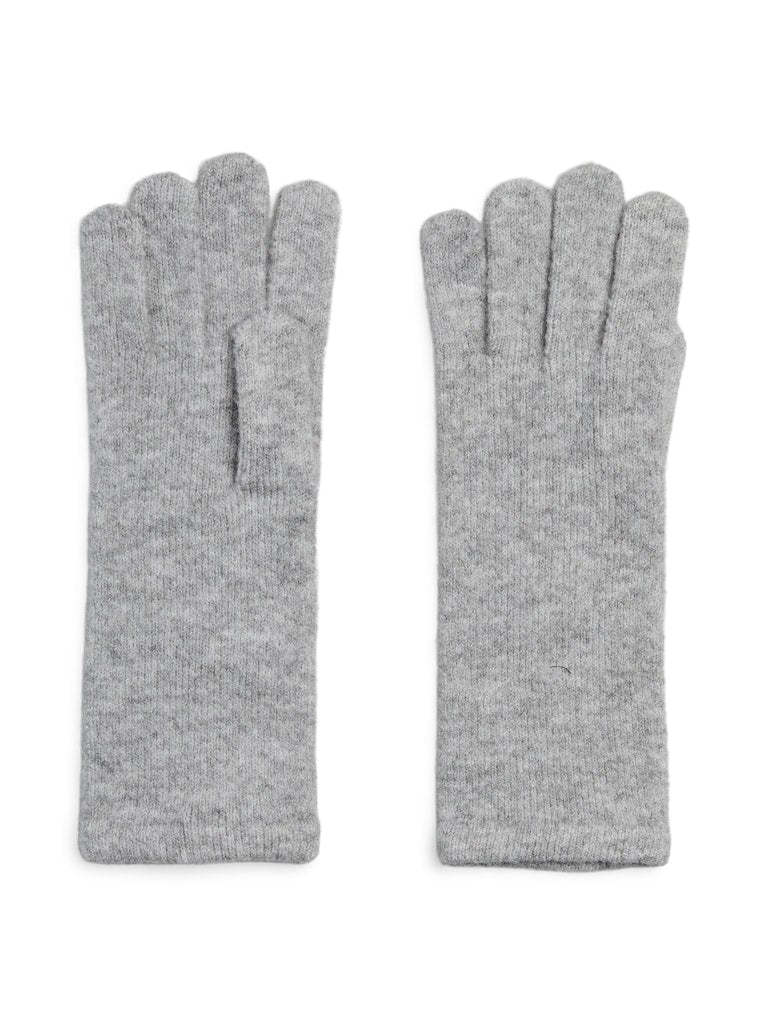 Medium grey melange ONE SIZE Handschoenen - Pcfortuna Long Gloves van Pieces