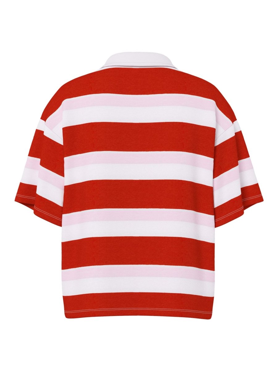 Sweaters - Pcgippy Ss Polo Sweat van Pieces