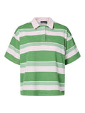 Cradle pink-Green Sweaters - Pcgippy Ss Polo Sweat van Pieces