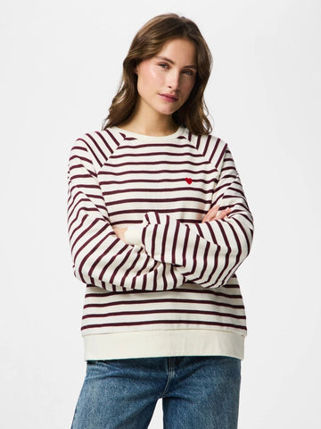 Sweaters - Pcgreta Ls Emb Ub Sweat Noos van Pieces