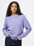 Pulls - Pcivy Ls O-Neck Contrast Knit Noos van Pieces