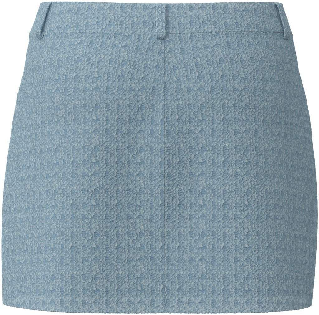 Light Blue Denim Rokken - Pcjacy Mw Mini Denim Skirt D2D van Pieces