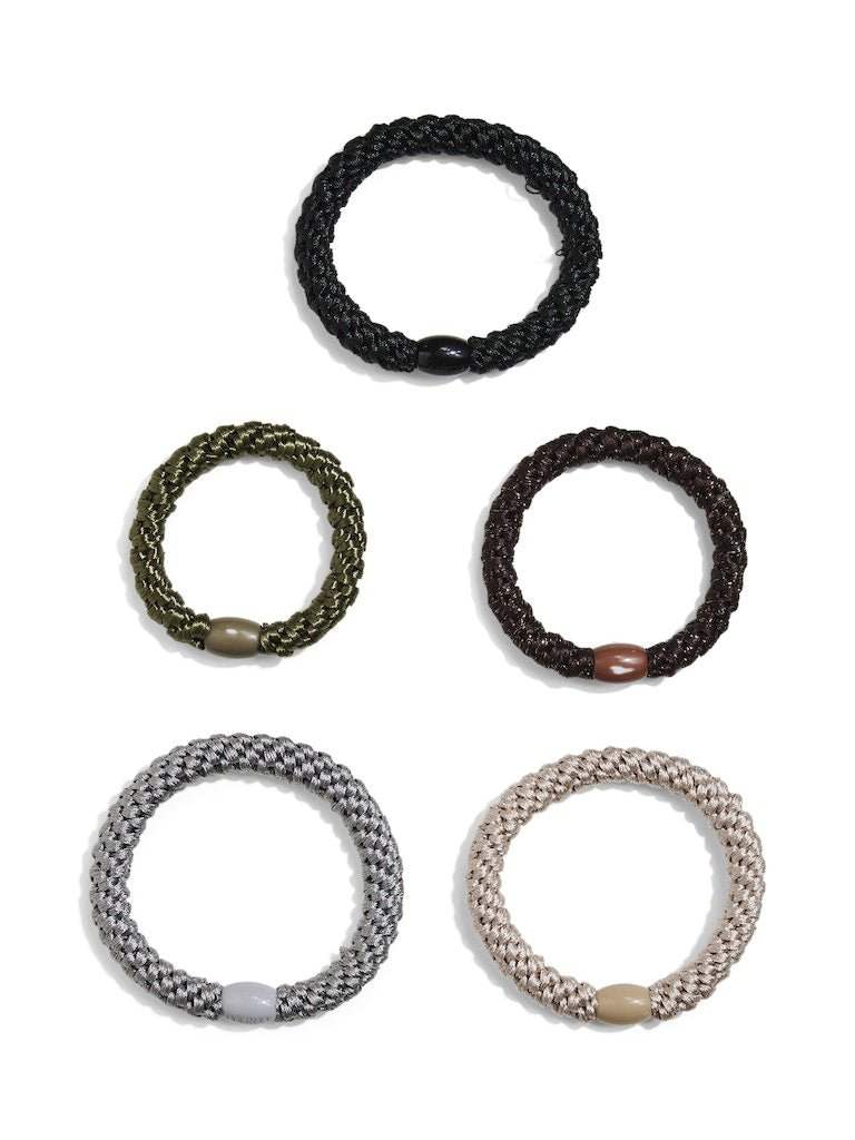 Haar Accessoires Pcjasmina 5-Pack Hair Elastic D2D van Pieces