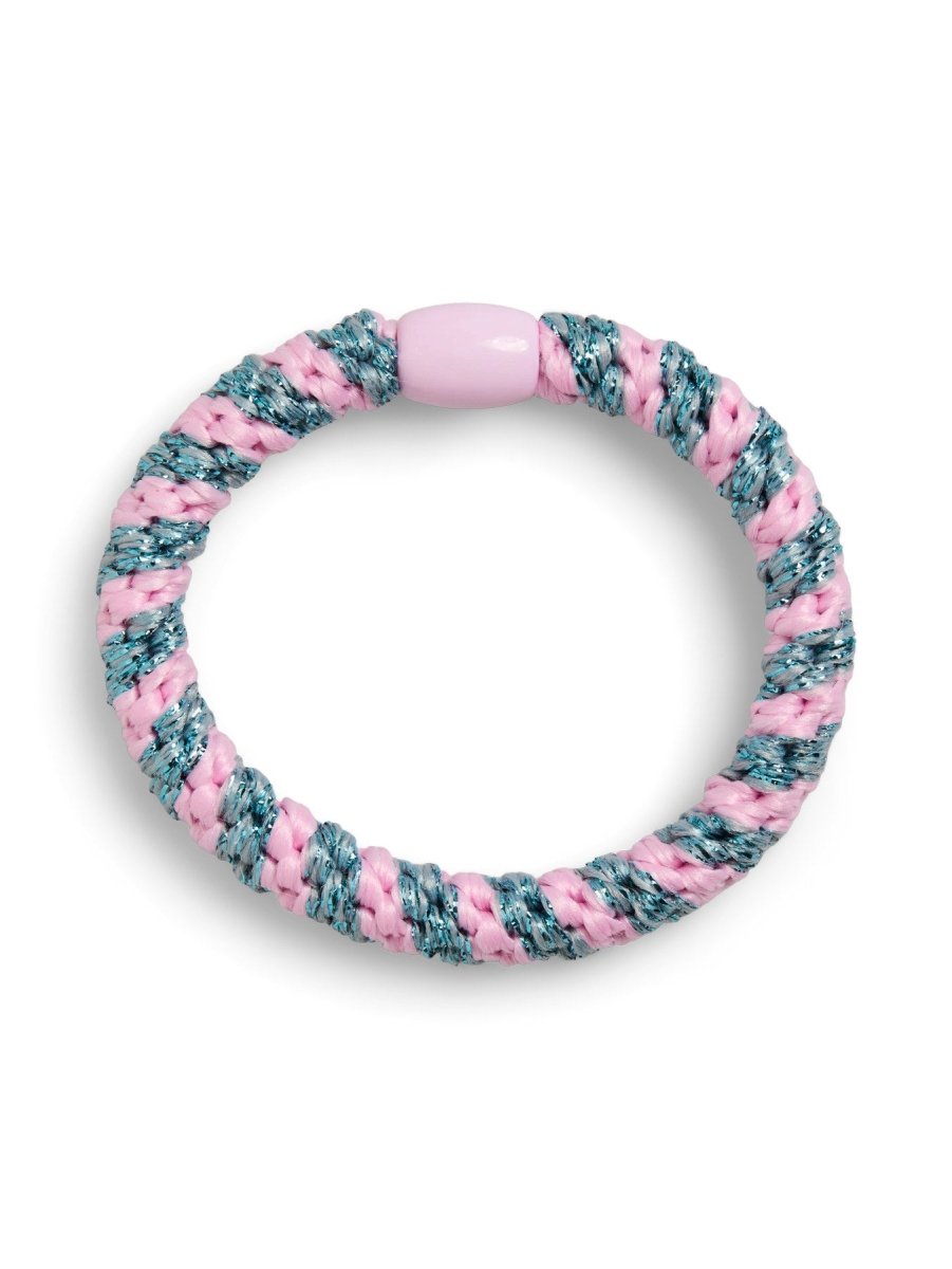 Cradle pink-Blue Lurex ONE SIZE Haar Accessoires - Pcjasmina Hair Elastic D2D van Pieces