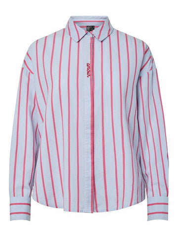 Pcjavia Ls Stripe Shirt van Pieces – Shirts voor dames | Meisjes Brugge