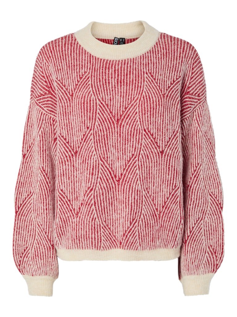 Pulls - Pcjenna Ls O-Neck Knit Noos van Pieces