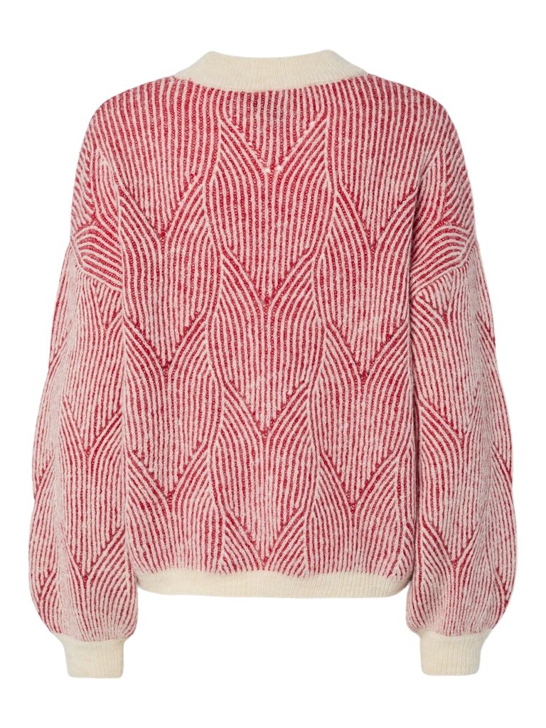 Pulls - Pcjenna Ls O-Neck Knit Noos van Pieces