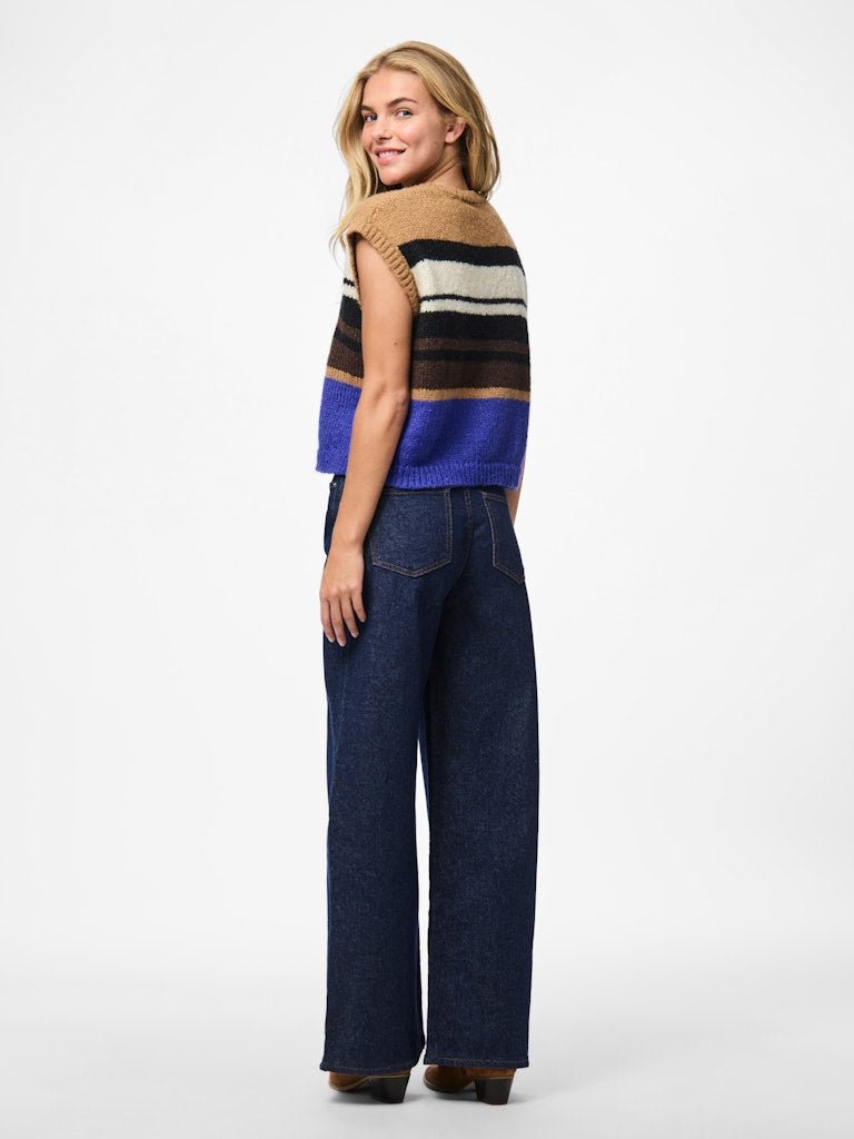 Pcjida Sl O - Neck Knit Gillet - koop Cardigans van Pieces bij Meisjes Brugge