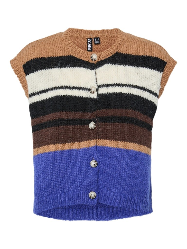 Pcjida Sl O - Neck Knit Gillet - koop Cardigans van Pieces bij Meisjes Brugge
