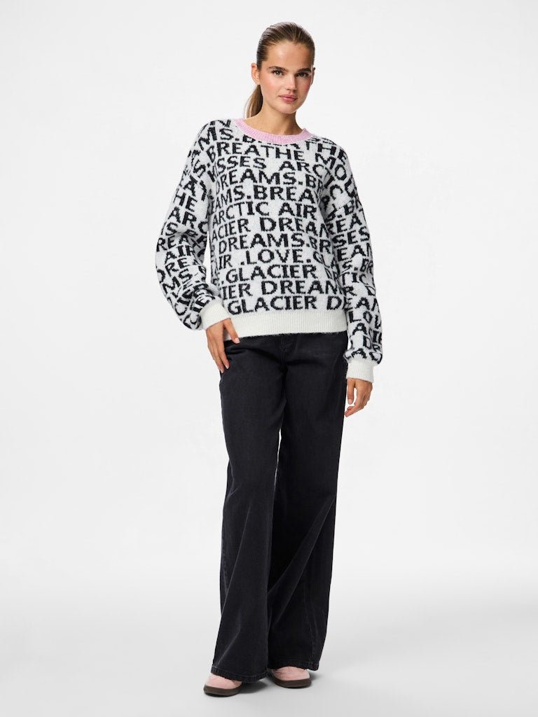 Pulls - Pcjules Ls O-Neck Knit van Pieces