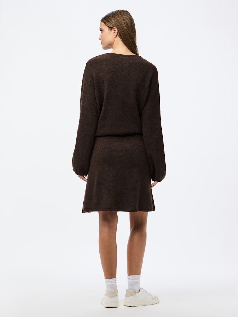 Rokken - Pcjunna Hw Short Knit Skirt van Pieces