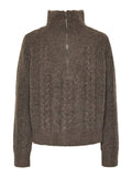 Pckamilla Ls Half Zip Knit - koop Pulls van Pieces bij Meisjes Brugge