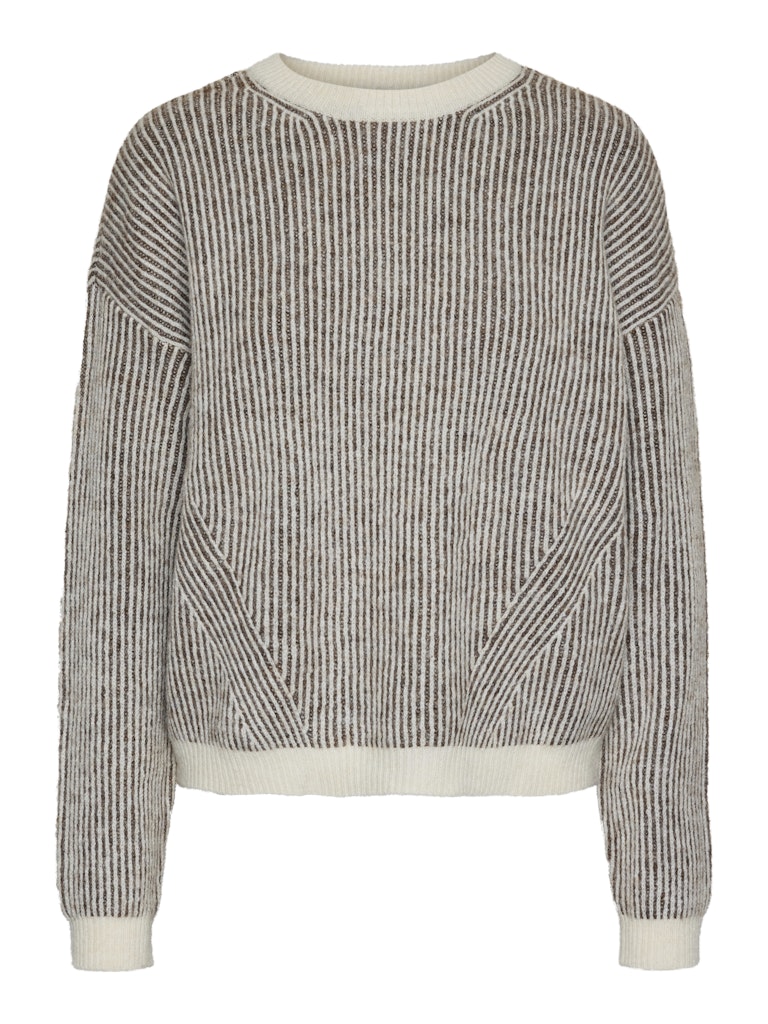 Morel New Pulls - Pckarmen Ls O-Neck Knit van Pieces