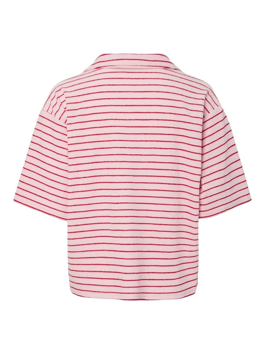 Pckay Frotte Ss Shirt van Pieces – Shirts voor dames | Meisjes Brugge