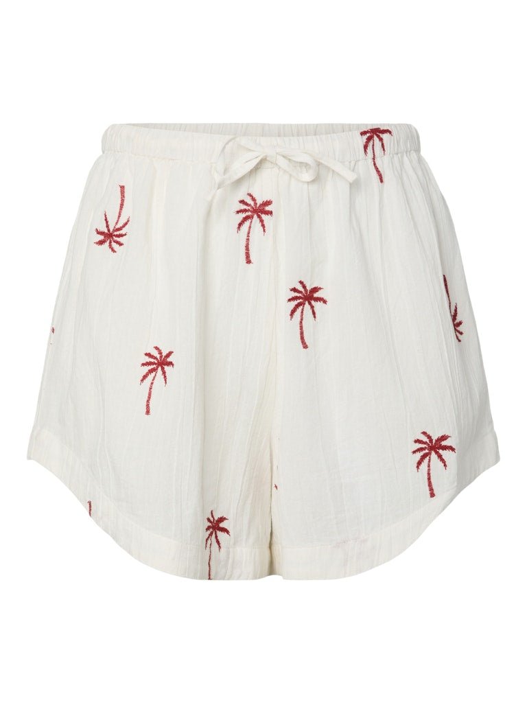 Pckiana Embrodiery Shorts van Pieces – Shorts voor dames | Meisjes Brugge