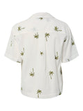 Pckiana Ss Embrodiery Shirt van Pieces – Tops voor dames | Meisjes Brugge
