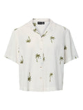 Pckiana Ss Embrodiery Shirt van Pieces – Tops voor dames | Meisjes Brugge