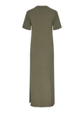 Jurken Pckylie Ss O-Neck Ankle Dress Noos SS24 van Pieces