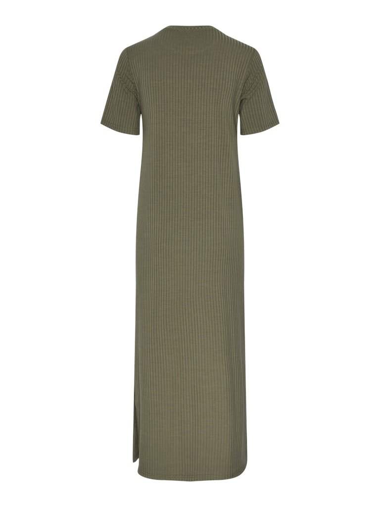 Jurken Pckylie Ss O-Neck Ankle Dress Noos SS24 van Pieces