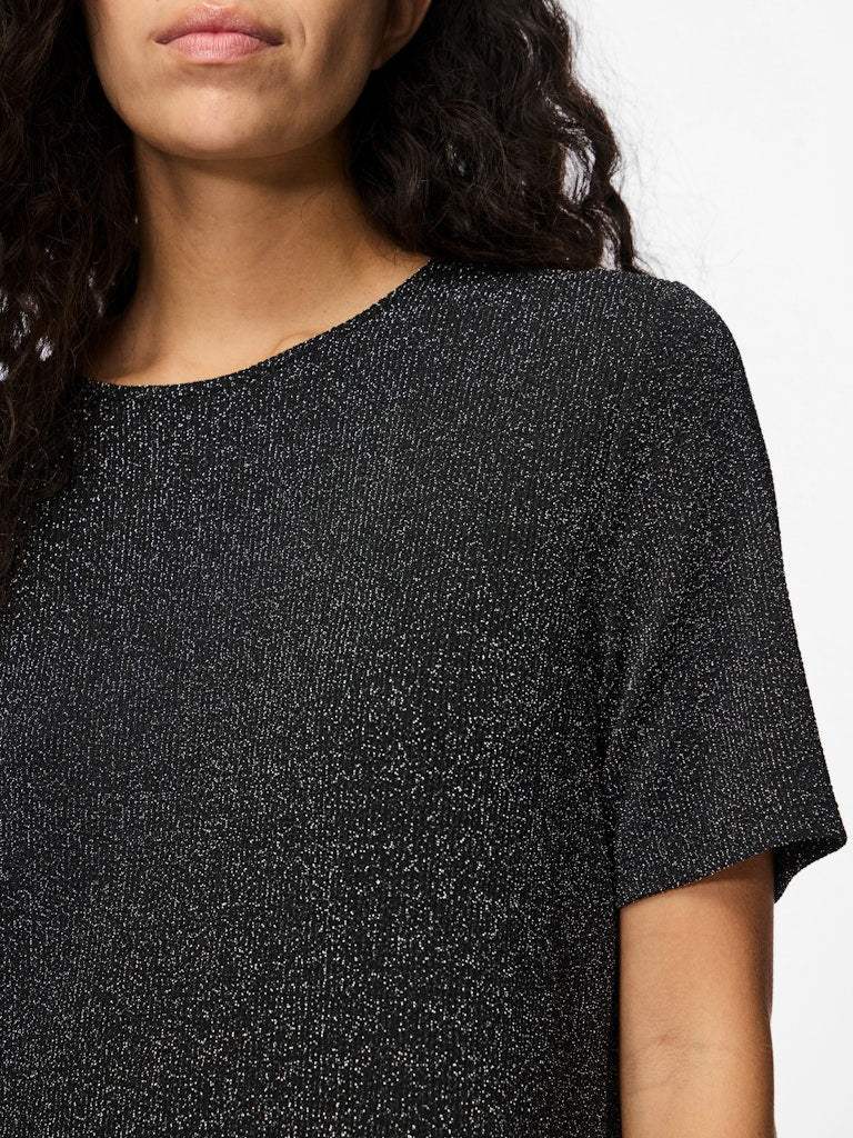 Pclina Ss O - Neck Short Dress - koop Jurken van Pieces bij Meisjes Brugge