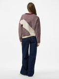 Pulls - Pclinna O-Neck Loose Knit van Pieces