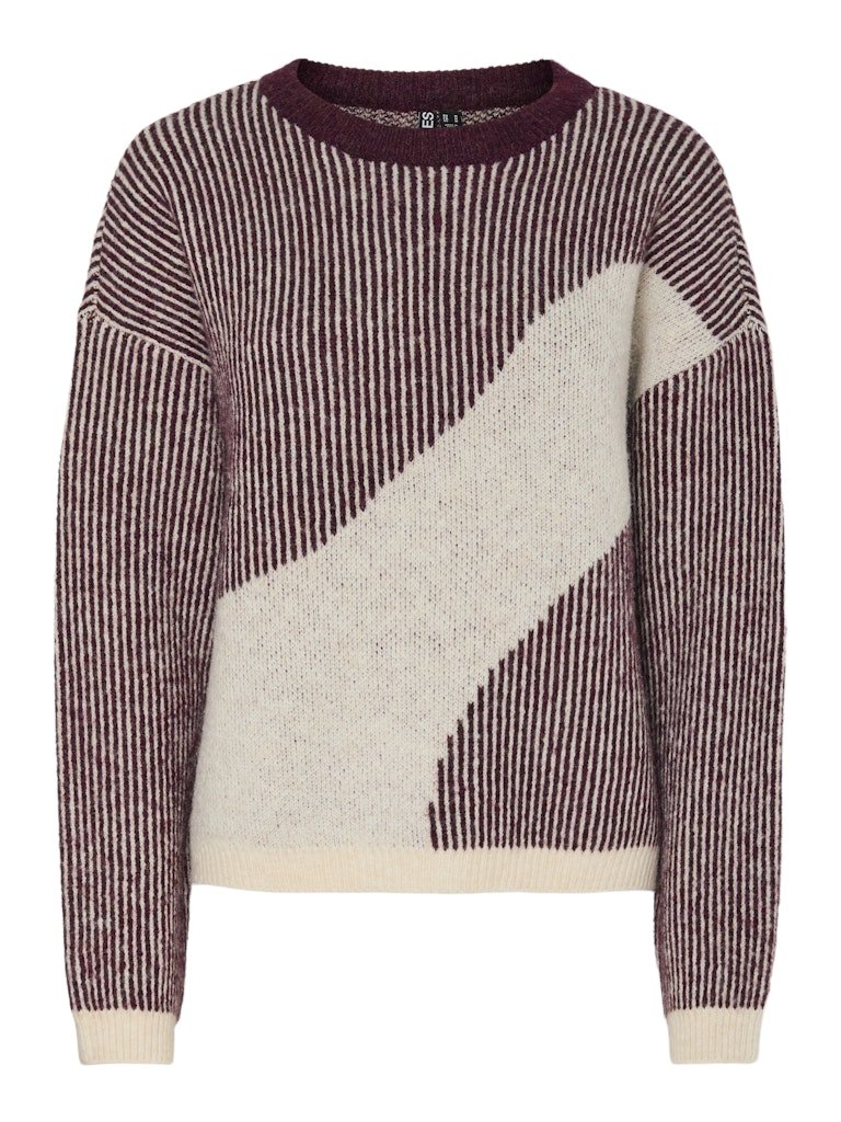 30% Pclinna O-Neck Loose Knit van Pieces – Pulls voor dames | Meisjes Brugge