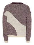 Pulls - Pclinna O-Neck Loose Knit van Pieces