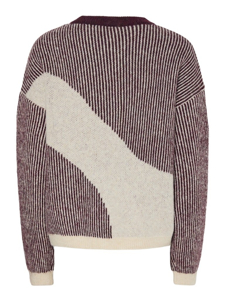 Pulls - Pclinna O-Neck Loose Knit van Pieces