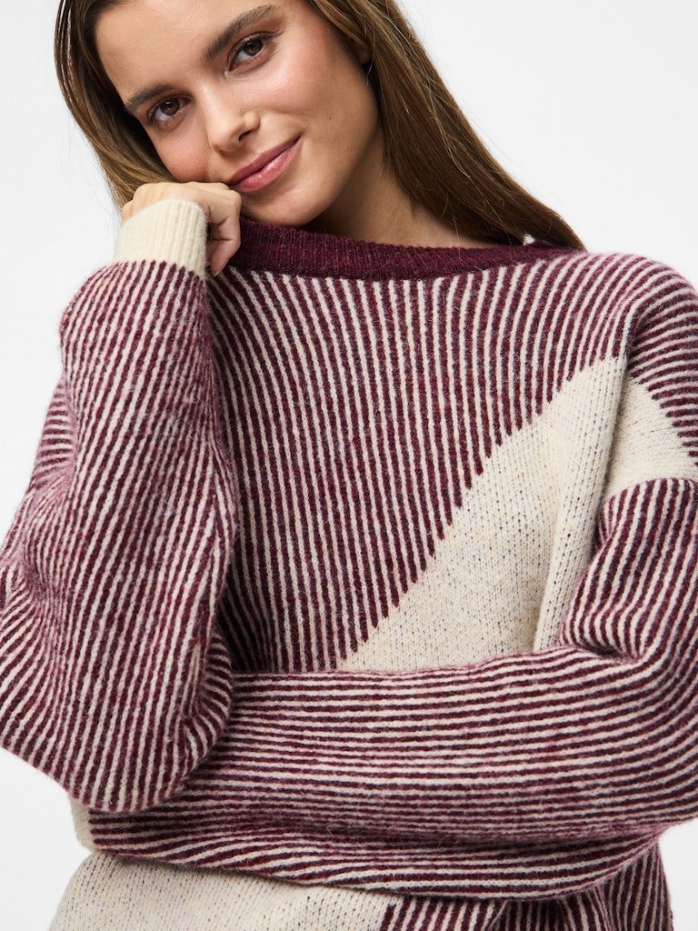 30% Pclinna O-Neck Loose Knit van Pieces – Pulls voor dames | Meisjes Brugge