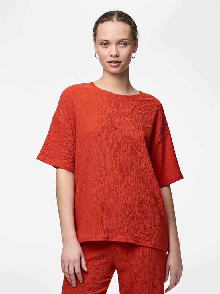 Tops Pcluna Ss Oversize Tee van Pieces