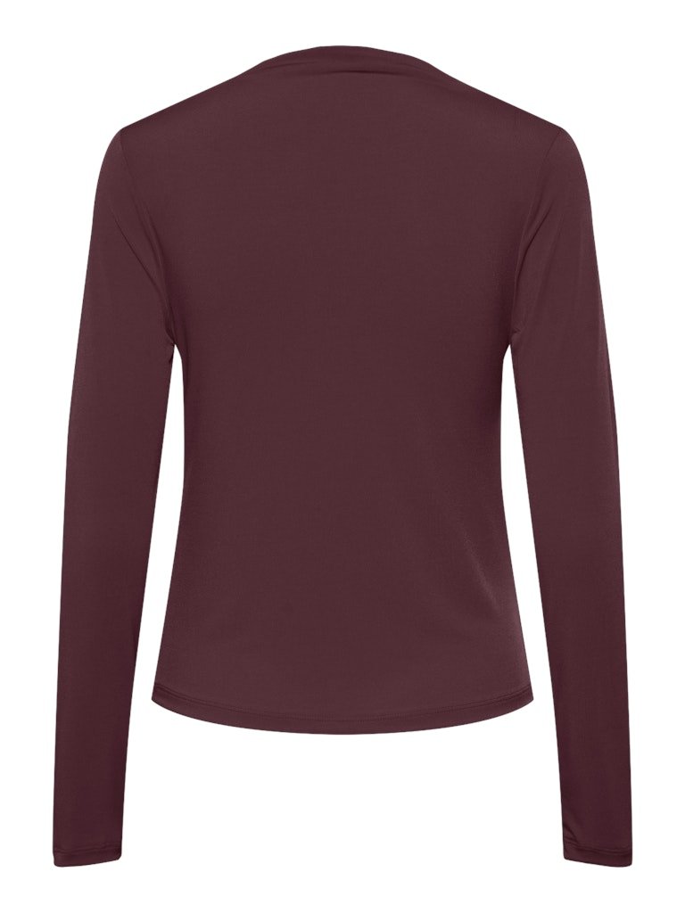 Pcmadison Ls Draped Top Noos van Pieces – Tops voor dames | Meisjes Brugge
