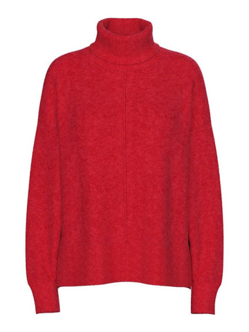 Pcmalou Ls Rollneck Knit Noos - koop Pulls van Pieces bij Meisjes Brugge