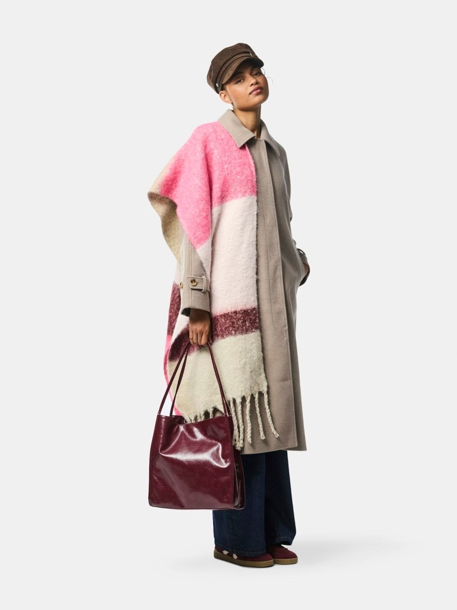 Tassen - Pcmalou Patent Shopping Bag van Pieces