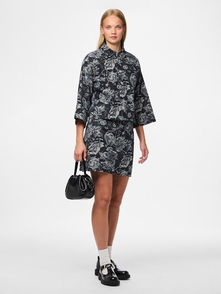 Rokken - Pcmarosa Mw Denim Skirt van Pieces