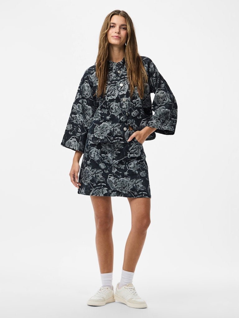 Rokken - Pcmarosa Mw Denim Skirt van Pieces