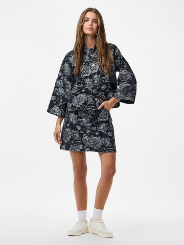 Rokken - Pcmarosa Mw Denim Skirt van Pieces