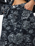 Black Rokken - Pcmarosa Mw Denim Skirt van Pieces